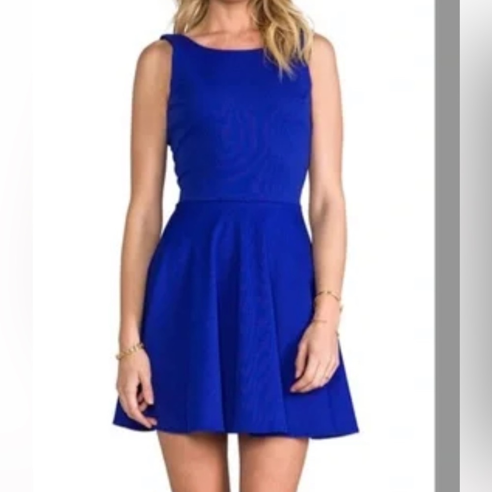 Amanda Uprichard Low Back Mini Dress